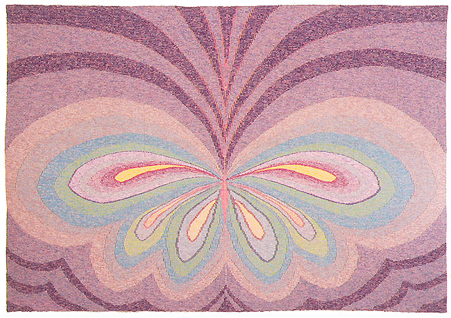 Butterfly Blanket 1  1995  5' x 7'
